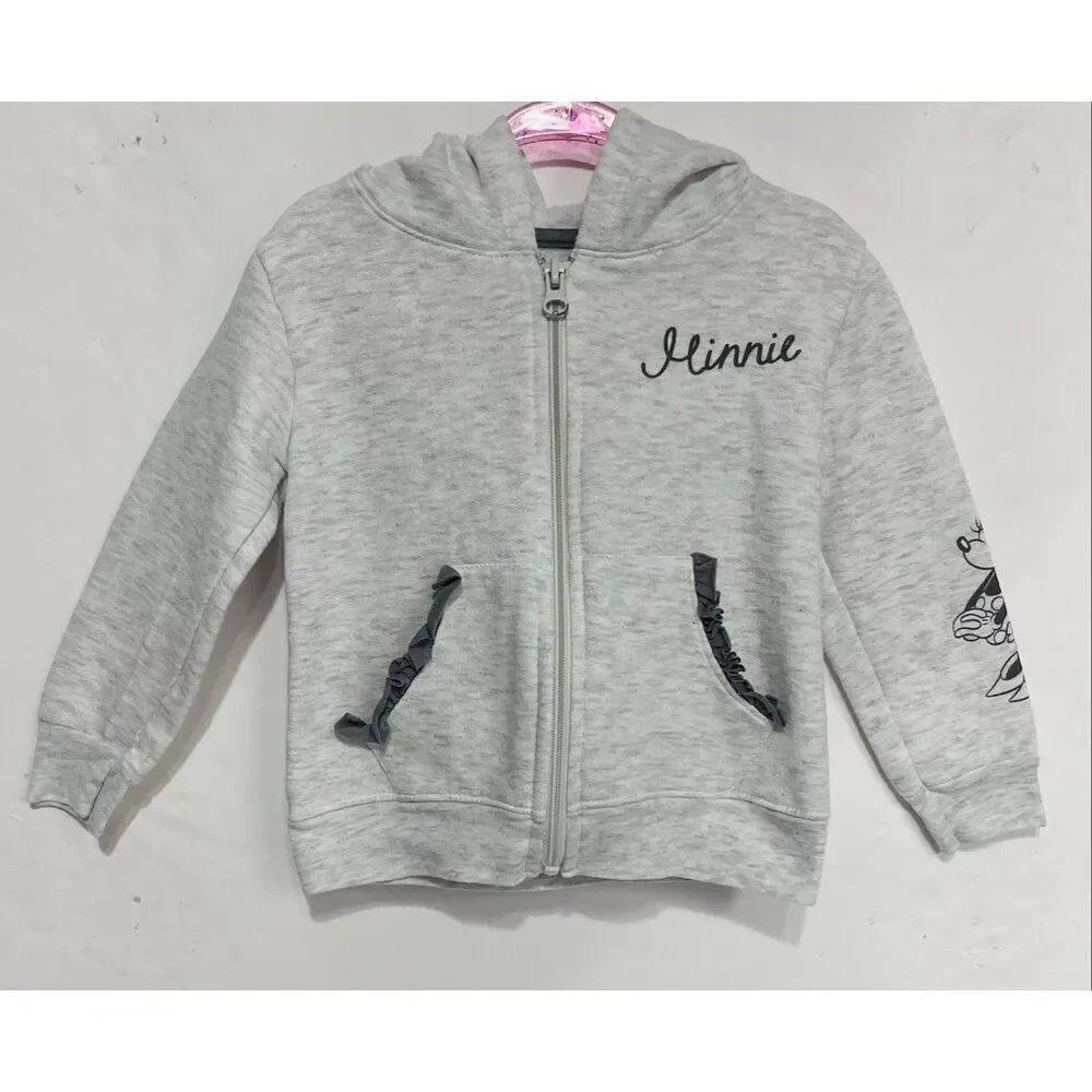 Disney Junior Minnie Gray Hoodie   Size 2T